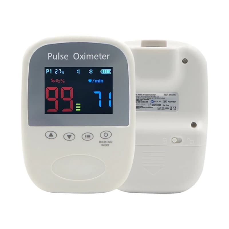 Veterinary Wireless BLE Handheld Pulse OximeterS Spo2 Sensor App Remote Pet Medical Product