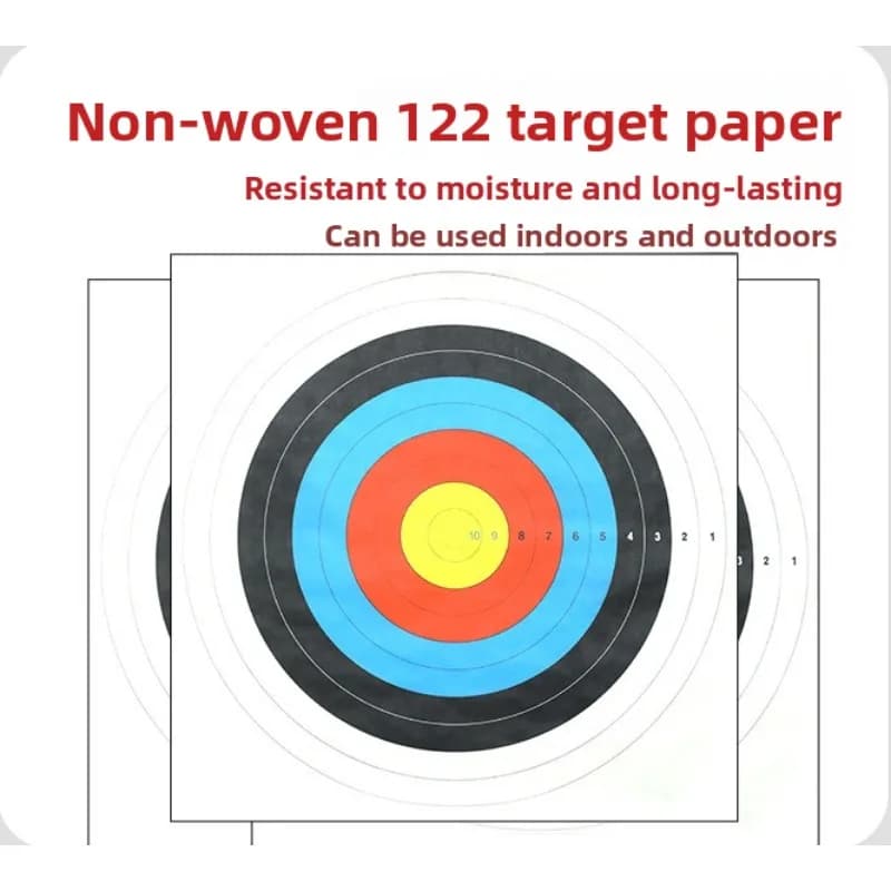 Archery Target Paper 122 Non-woven Fabric Waterproof Wrinkle Resistant Outdoor Range Training