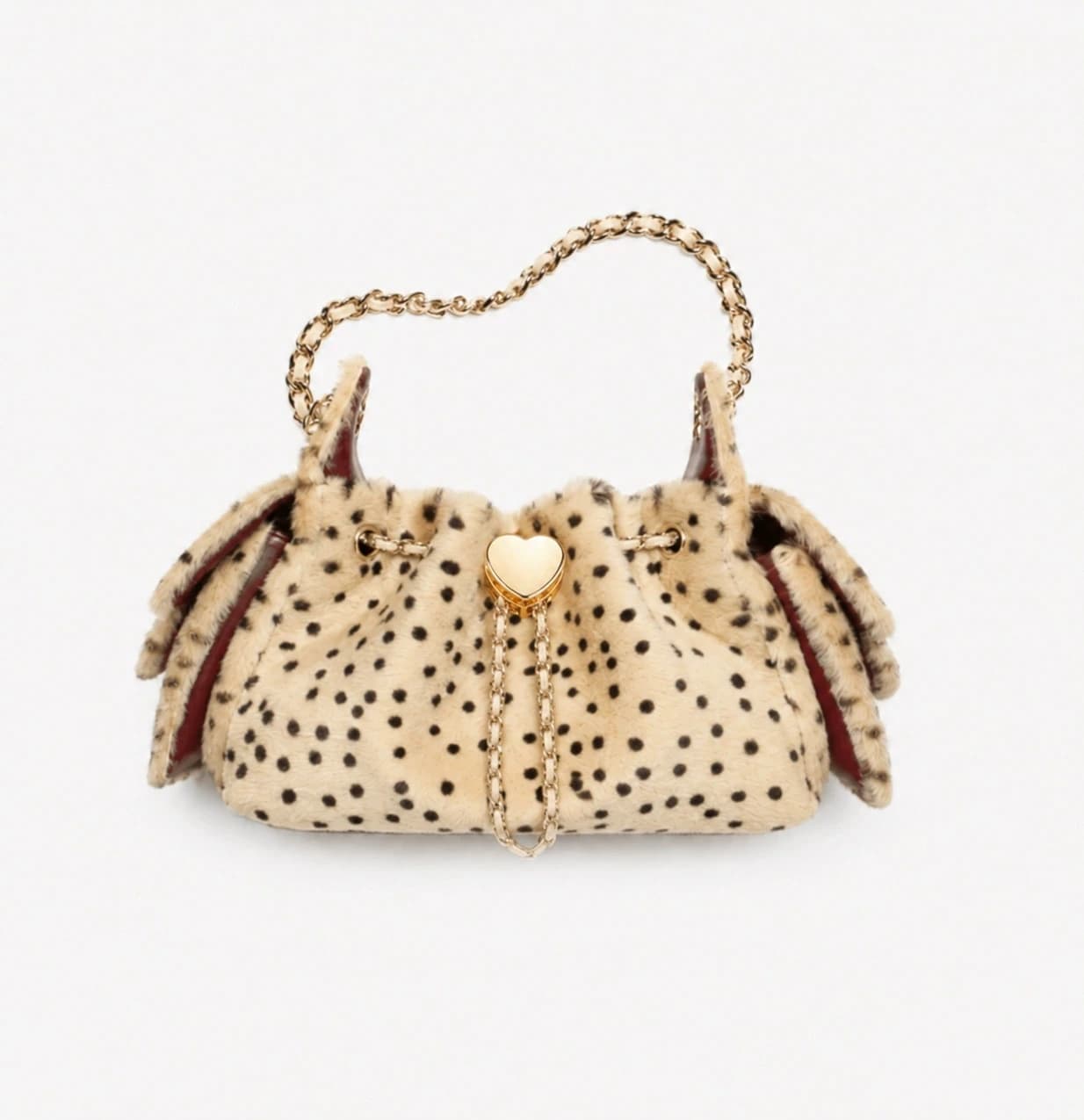 Women Shoulder Crossbody Bag Faux Fur leopard print Bucket Bag Luxury Plush Commuter Handbag Fashion Large Capacity Tote Bag