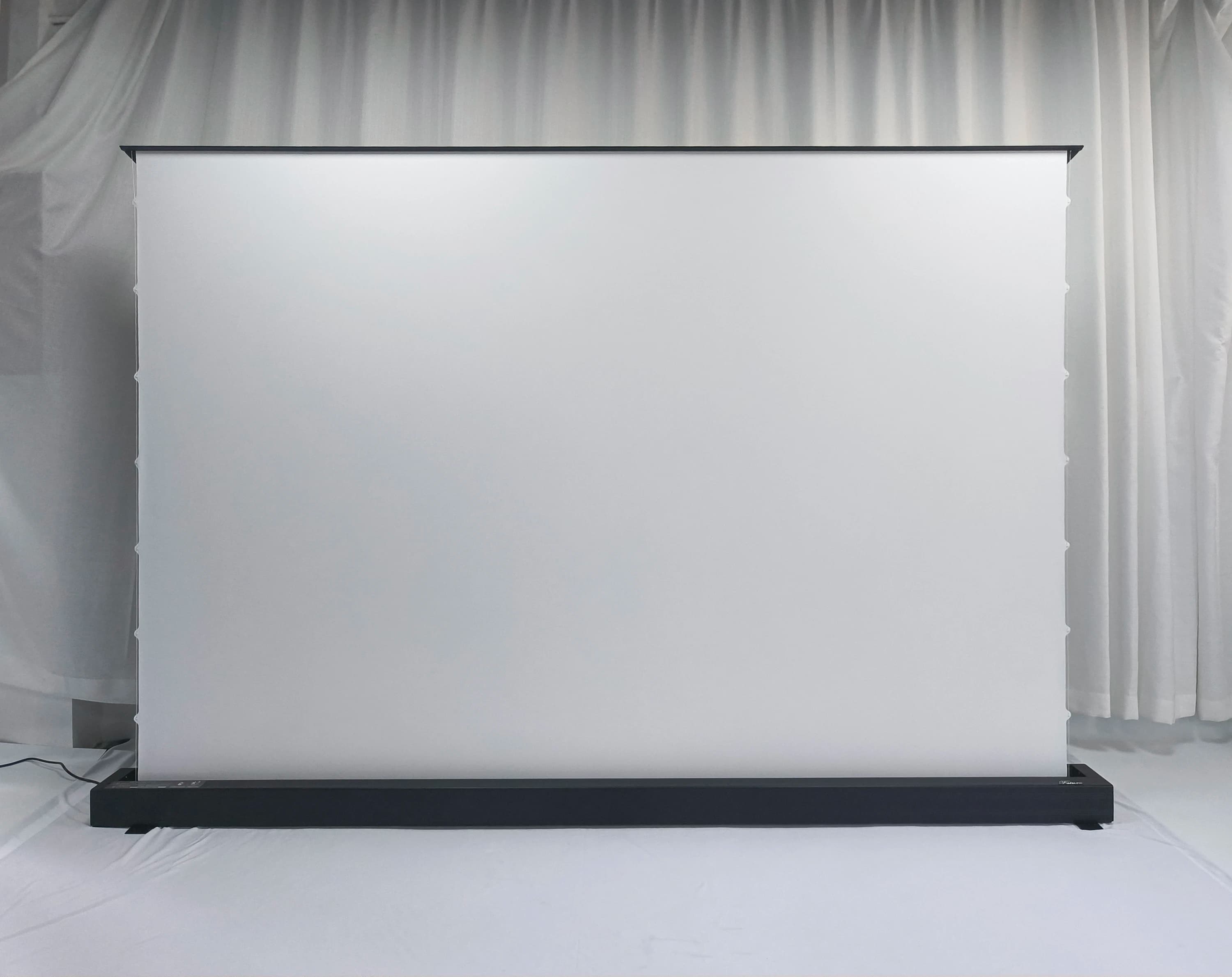 Schermo per Proiettore Elettrico a Scomparsa da Pavimento FUTURE, Nuovo Materiale 4K, Opaco Bianco, per Home Theater, Schermo di Proiezione Motorizzato Intelligente
