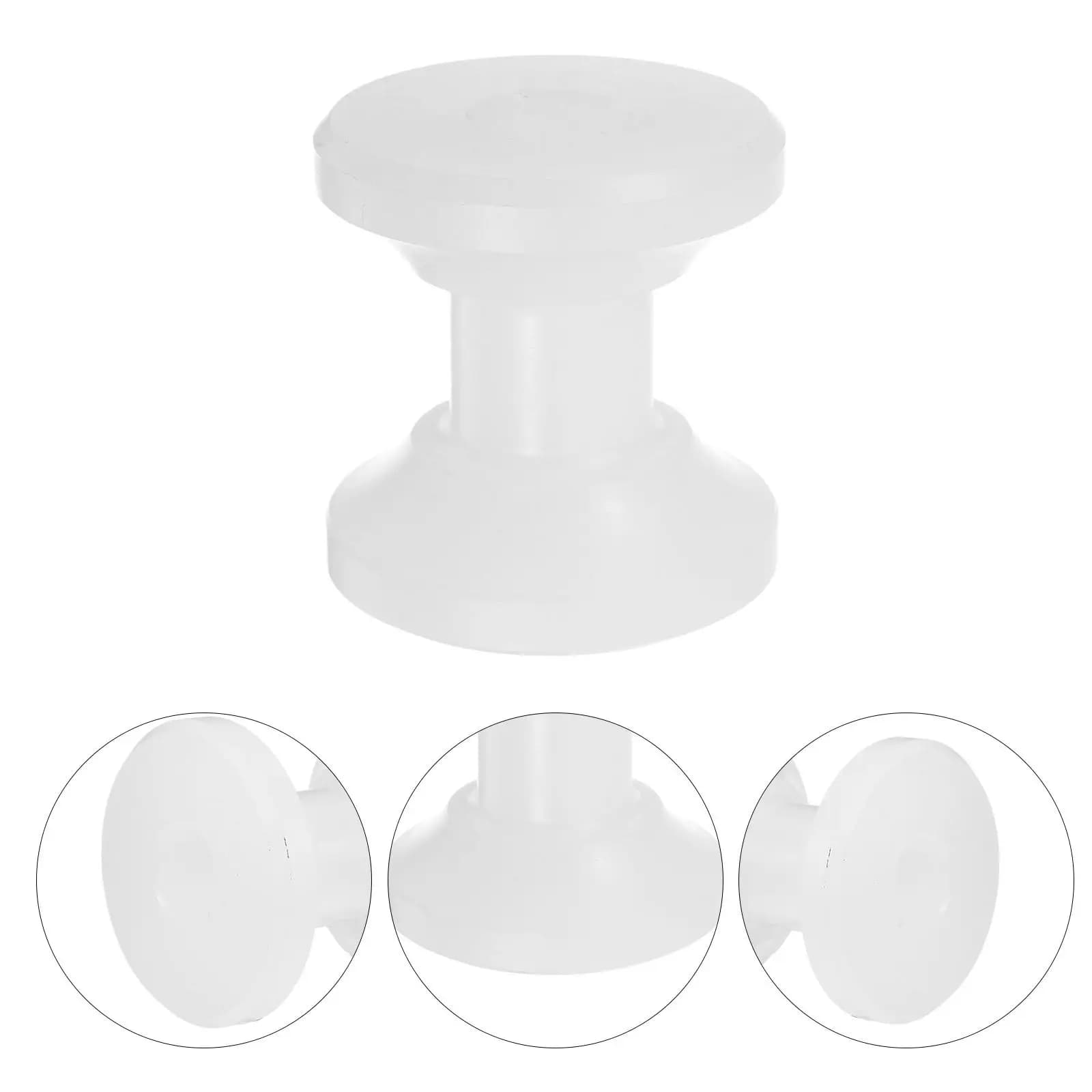 Anchor Roller Replacement Wheel Translucent Plastic Marine Spare Accessory for Boat Bow Deck Kayak Launching 0.71 Hole Easy