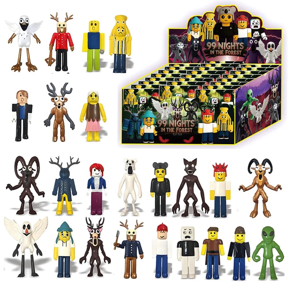 2026 New popular product 99 nights in forest Night blind bag in forest Virtual world Games accessories Gift decorations