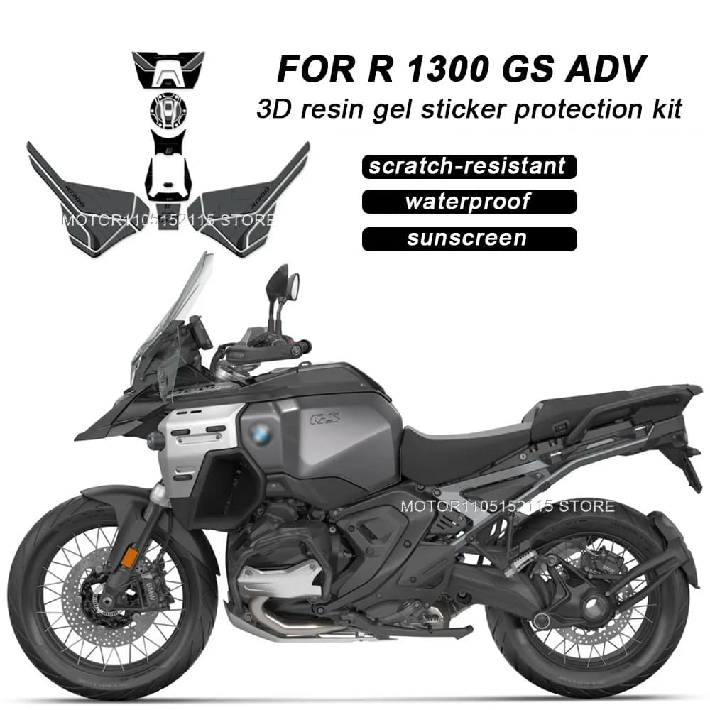 Per BMW R 1300 GS ADV r1300gs adv Adesivo protettivo impermeabile Moto Paraman Adesivi Kit adesivo in resina epossidica 3D