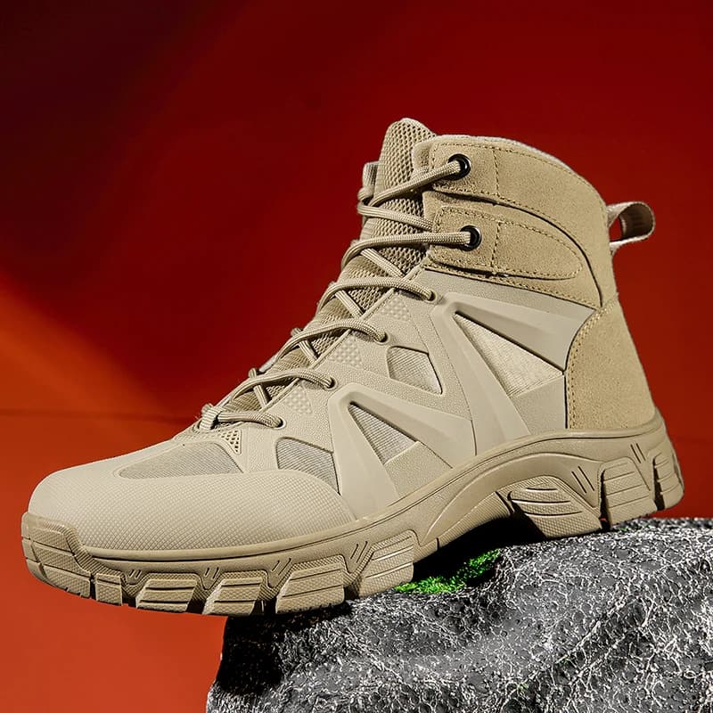 Scarpe sportive da arrampicata in montagna per esterni di grandi dimensioni Stivali tattici da uomo nel deserto Stivali da allenamento antiscivolo durevoli Scarpe da turismo maschili