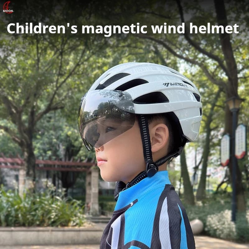 Road bike helmet for children, breathable and lightweight bike helmet for boys and girls with comfortable and easy to clean padding