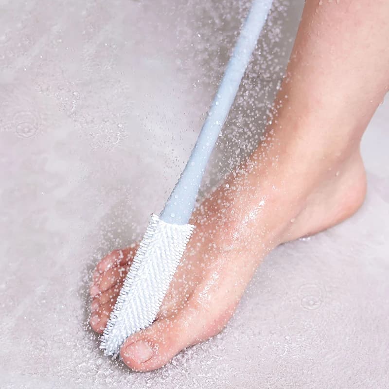 Toe Cleaning Brush Toe Seam Scrubbing Brush Anti-itch Foot Scrubber Skin Exfoliation Feet Cleaner Remove Dead Skin Tools