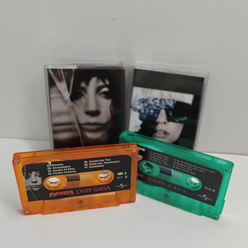 New Pop Lady Gaga The Fame Nastro musicale Mayhem Album Malattie Cassette Cosplay Walkman Registratore per auto Bande sonore Scatola Musica per feste