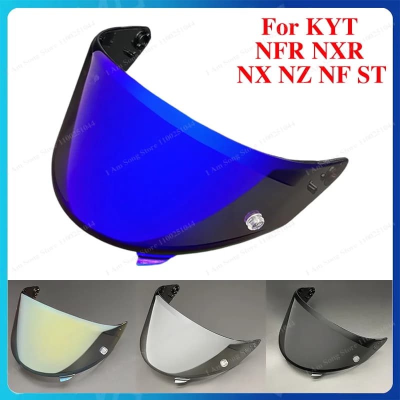 Motorcycle Helmet Lens For KYT NFR NX NXR NZ NF ST Anti-UV Dustproof Windproof Transmittance Visor Replacement Helmet Visors