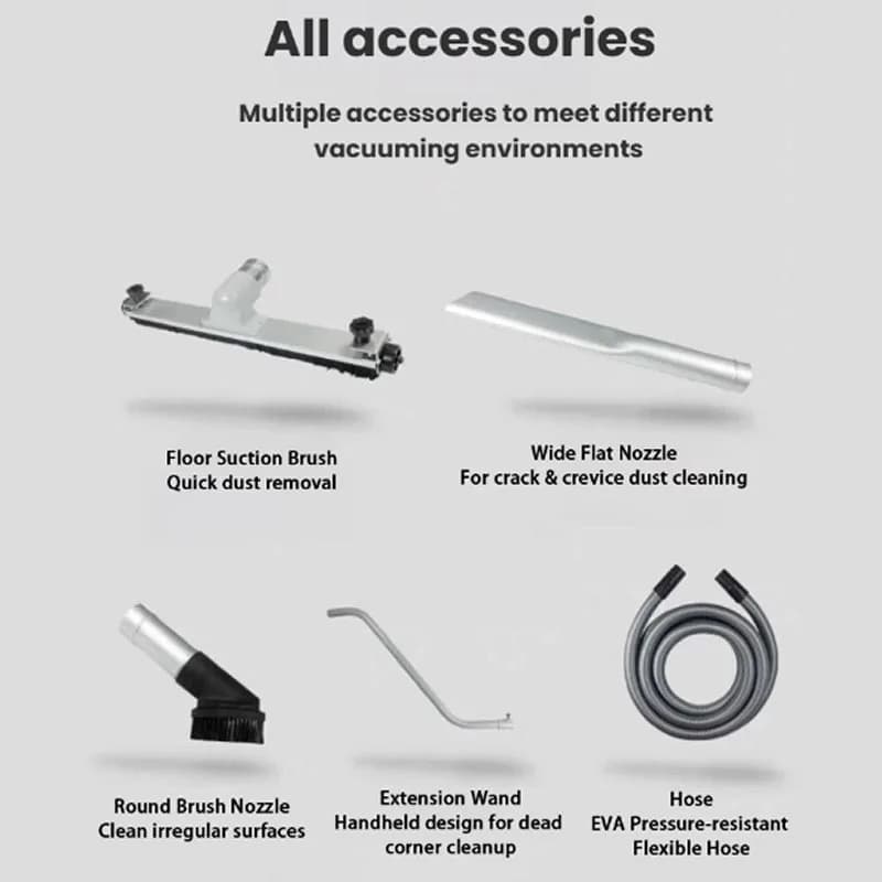 Cordless Industrial Dust Collector Powerful Suction Rechargeable Battery Vacuum Cleaner for Factory Floor Cleaning Customized