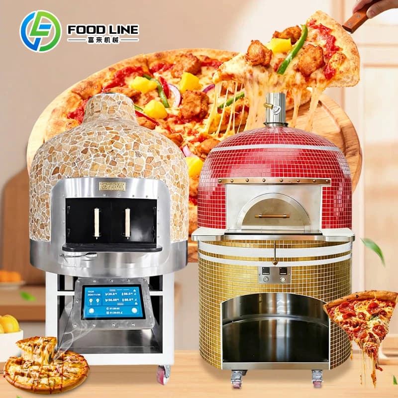 Forno per Pizza con Pietra Refrattaria, Forno per Pizza da Food Truck, Forno a Nastro per Pizza