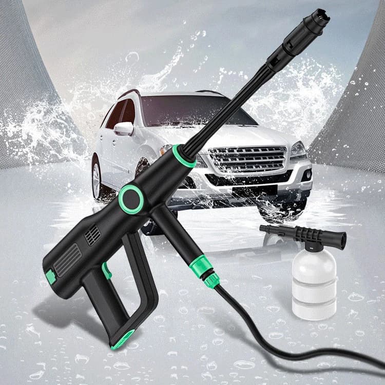 High Pressure Portable Water Gun For Car Washing Machine Cleaning Foam Water Gun For Automatic Irrigation With Garden Pipe Nozzle
