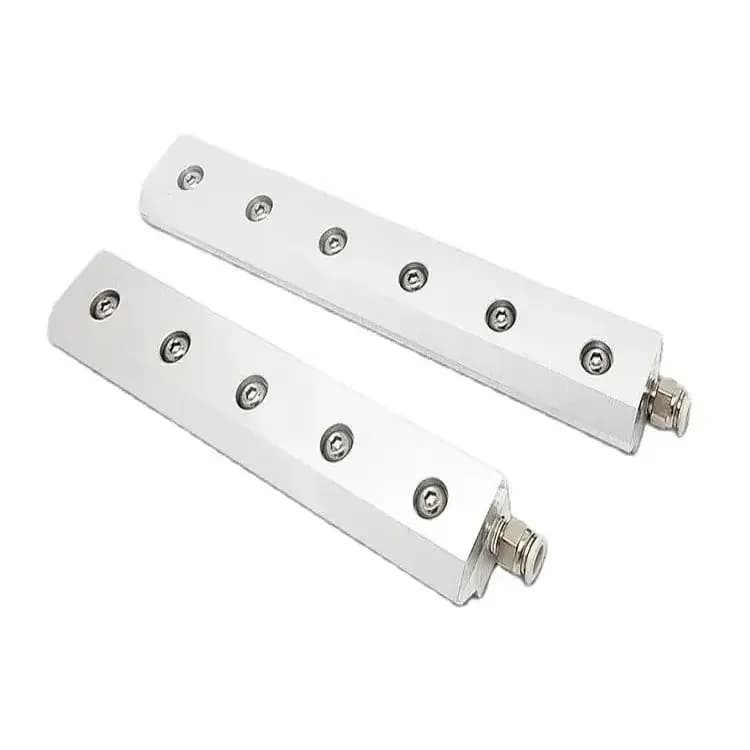 Lama in lega di alluminio coltello ad aria coltello a vento anello che soffia polvere disidratazione asciugatura compressione ad alta pressione spolverare coltello ad aria
