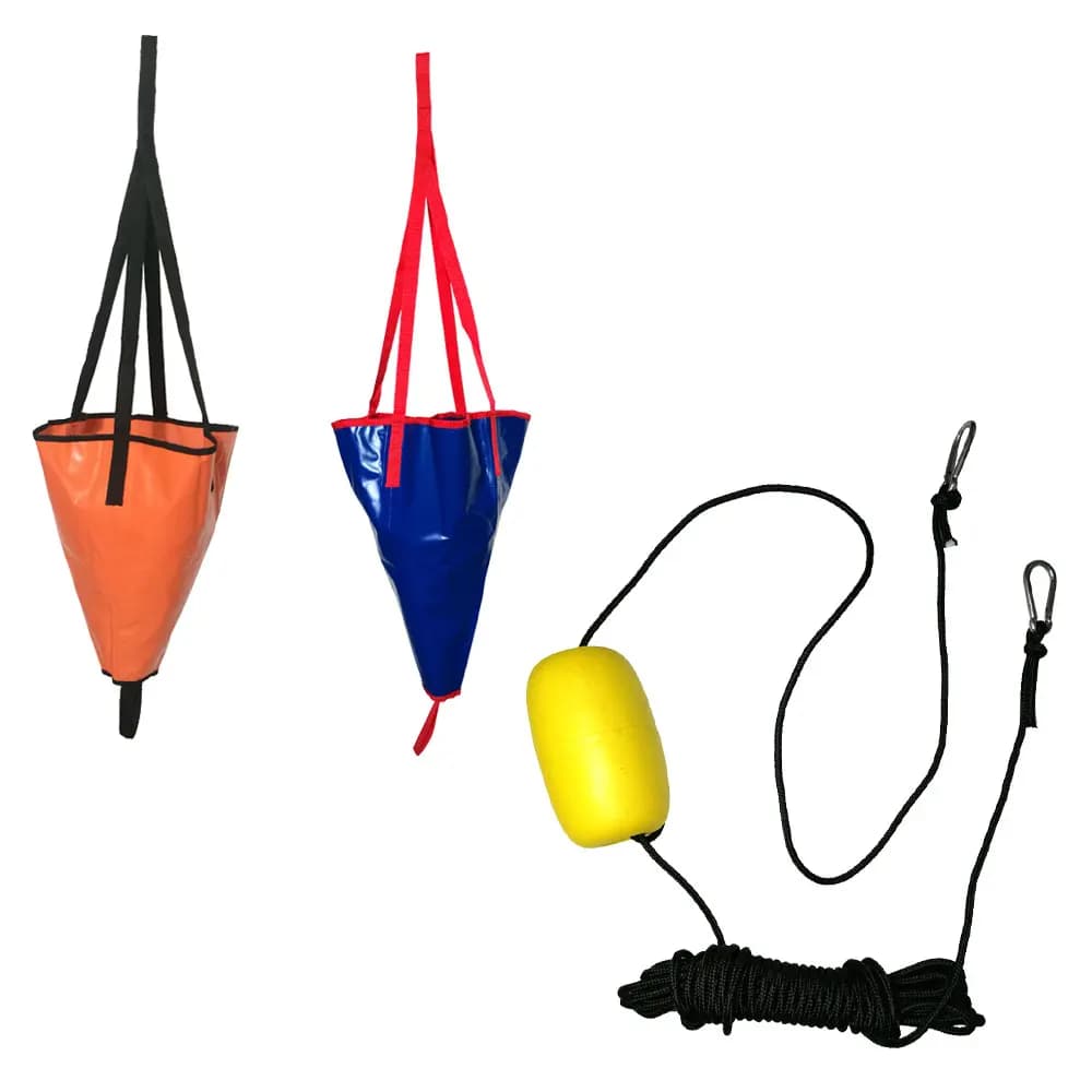 Ancora Marina in PVC per Kayak, Canoa, Barca, Yacht con Cavo di Recupero e Traino da 30 Piedi