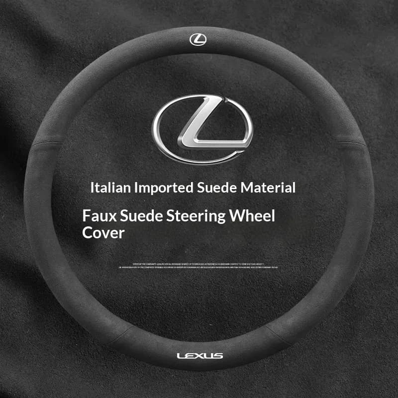Coprivolante in Pelle Scamosciata Ventilata per Auto Lexus ES200 ES250 ES260 ES300 RX300 LS500h GS300 IS250 IS300 CT200h LX570 GX NX UX