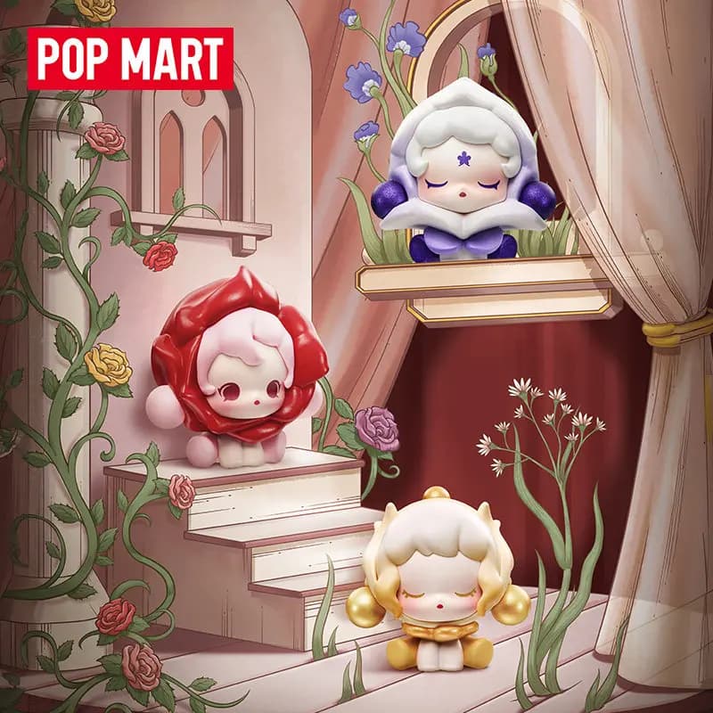 POP MART POP BEAN SKULLPANDA Petals In Four Acts Series Blind Box Mystery Box Giocattoli Kawaii Ornamenti Statuette Decorazioni per la Casa Scrivania