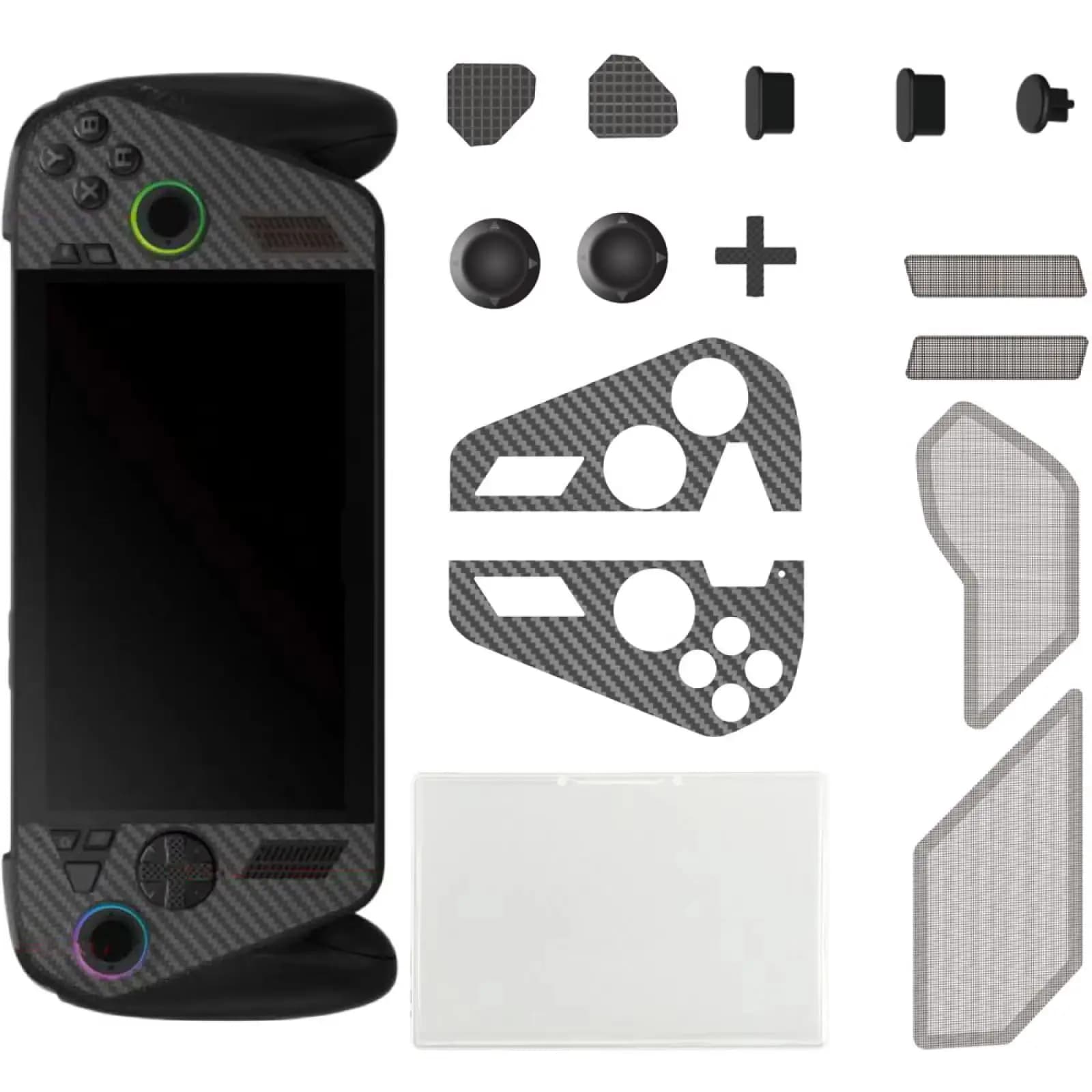 New Dust Protector Silicone Port Plugs Anti-Scratch Dust Cover+Rocker Caps For ROG Xbox Ally/X Game Console Accessories