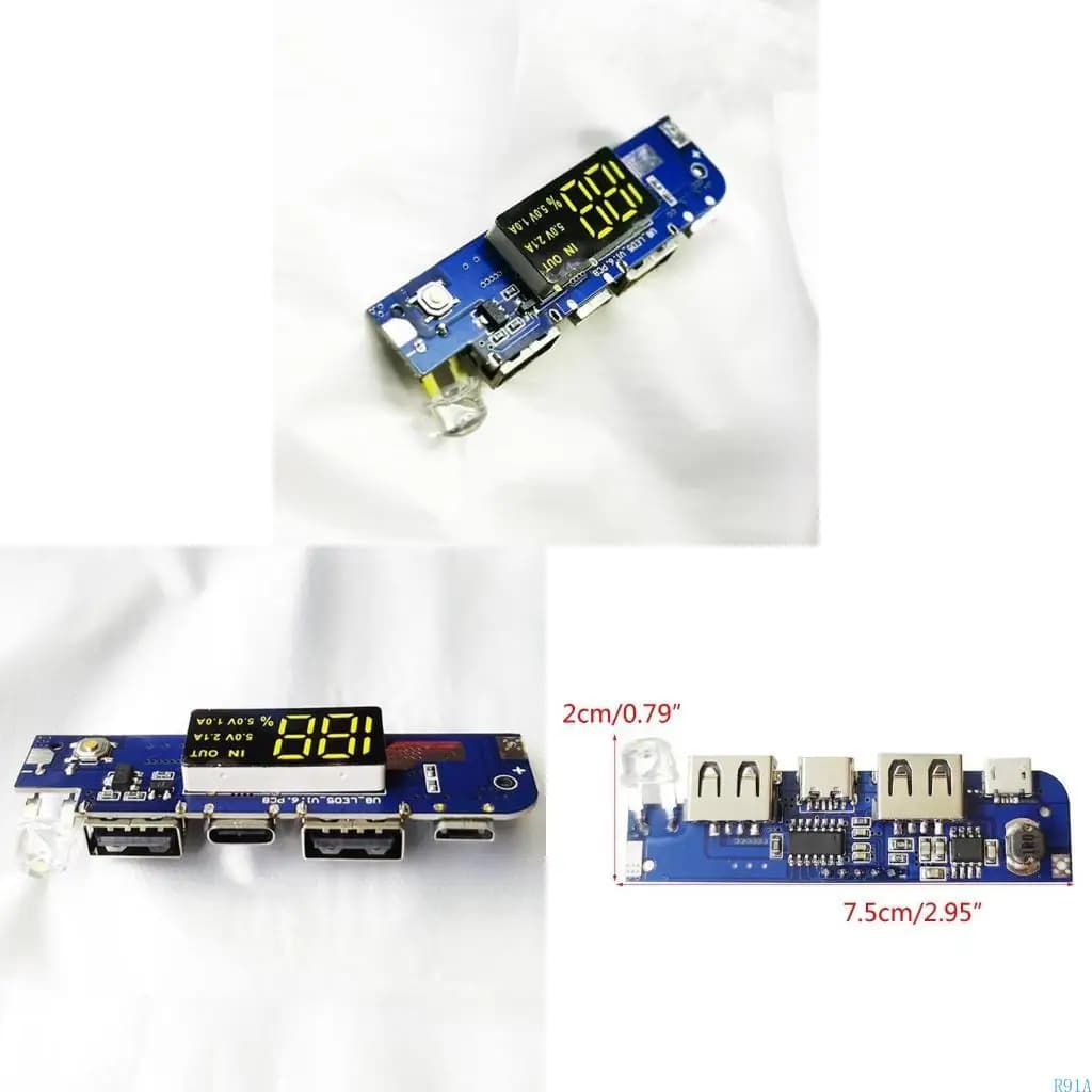 R91A fai -da -te Mobile Tablet Mobile Motherboard Curcuit Board 3.7V 5V 2A Mobile Mobile Modulo Parte
