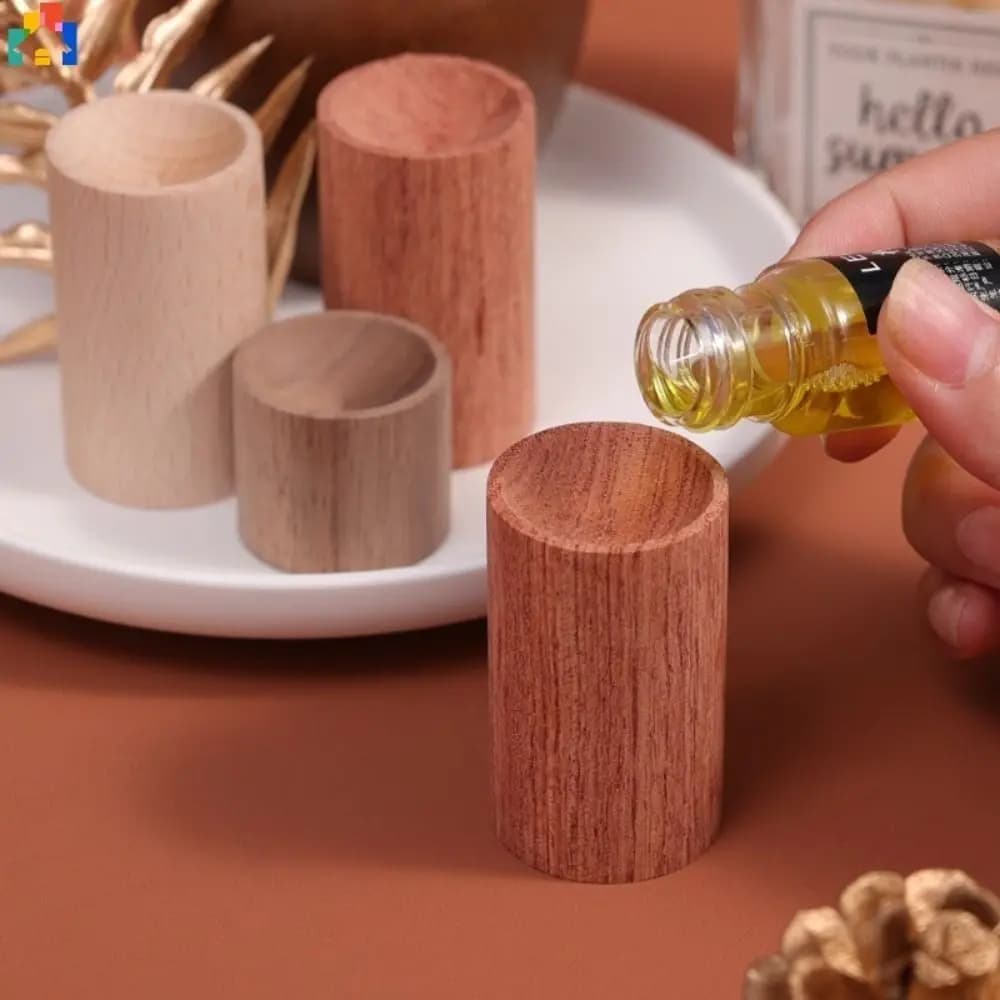 Diffusore di oli essenziali in legno Rinfrescante per il sonno Inalatore per aromaterapia floreale a lunga durata Legno profumato espanso lentamente volatile