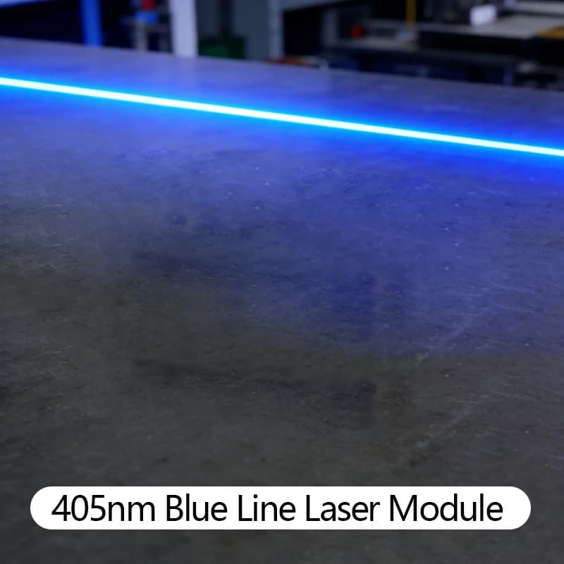 D12X45mm Modulo diodo laser focalizzabile 405nm linea blu 5mw 10mw 30mw 50mw 100mw 150mw per l'industria delle macchine da taglio