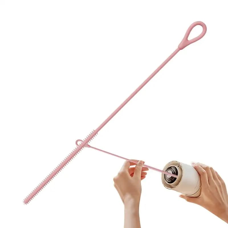 Detergente per spazzole per cannuccia Manico lungo Bottiglia d'acqua Spazzole per pulire cannuccia Strumento di pulizia riutilizzabile con manico lungo Tubo antiscivolo da 6 mm 9 mm