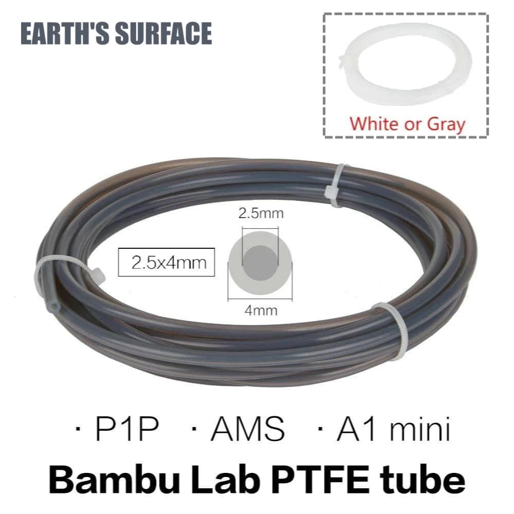 ES-3D parti della stampante tubo in PTFE per Bambu Lab P1P/AMS/A1 Mini, estrusore Bowden per tubi in PTFE 1.75mm ID2.5mm OD4mm filamento Bambulab