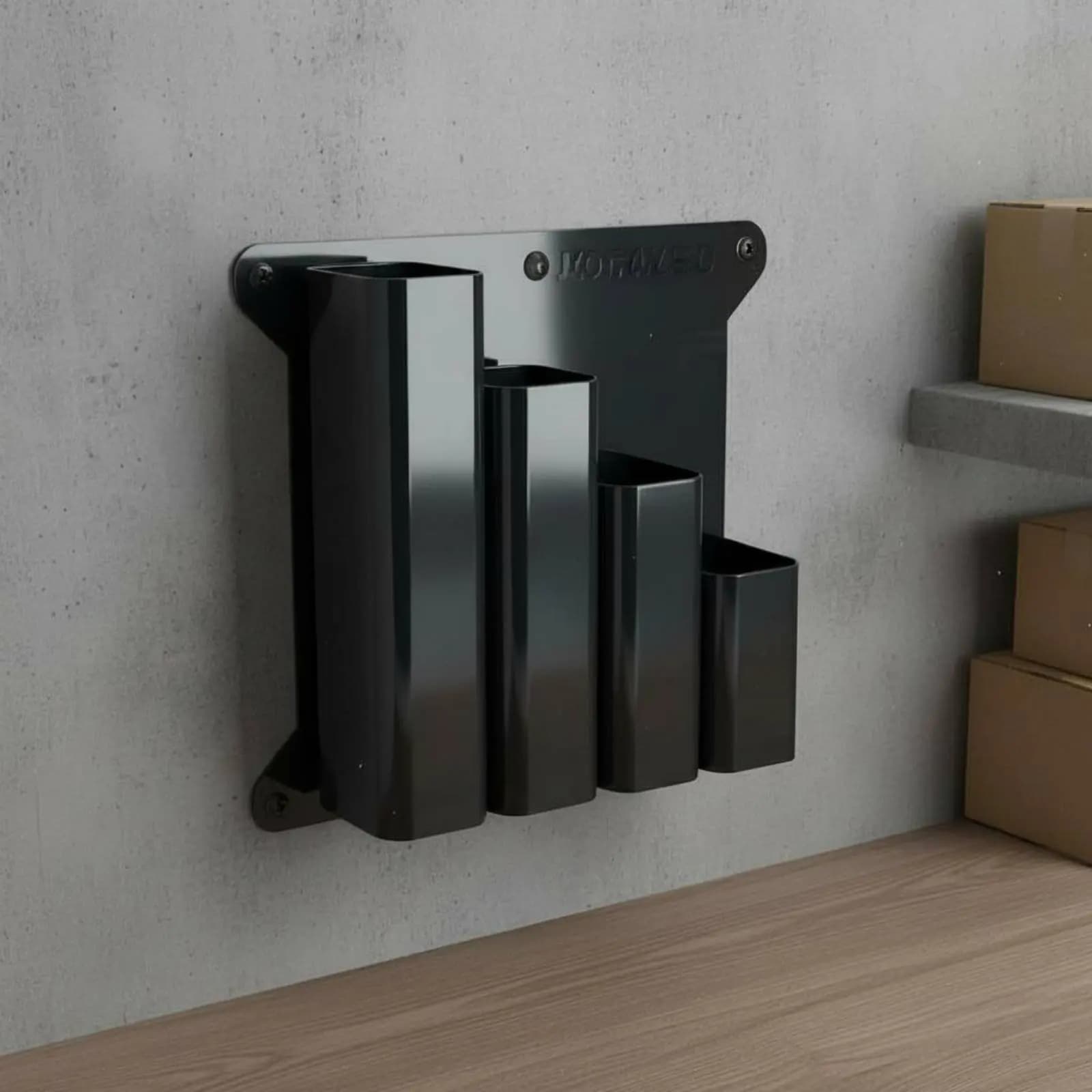 Wall Mounted Zip Tie Organizer Space Saving Wall Mount Zip Tie Rack Easy to Install Pre-Drilled Holes for Workshop