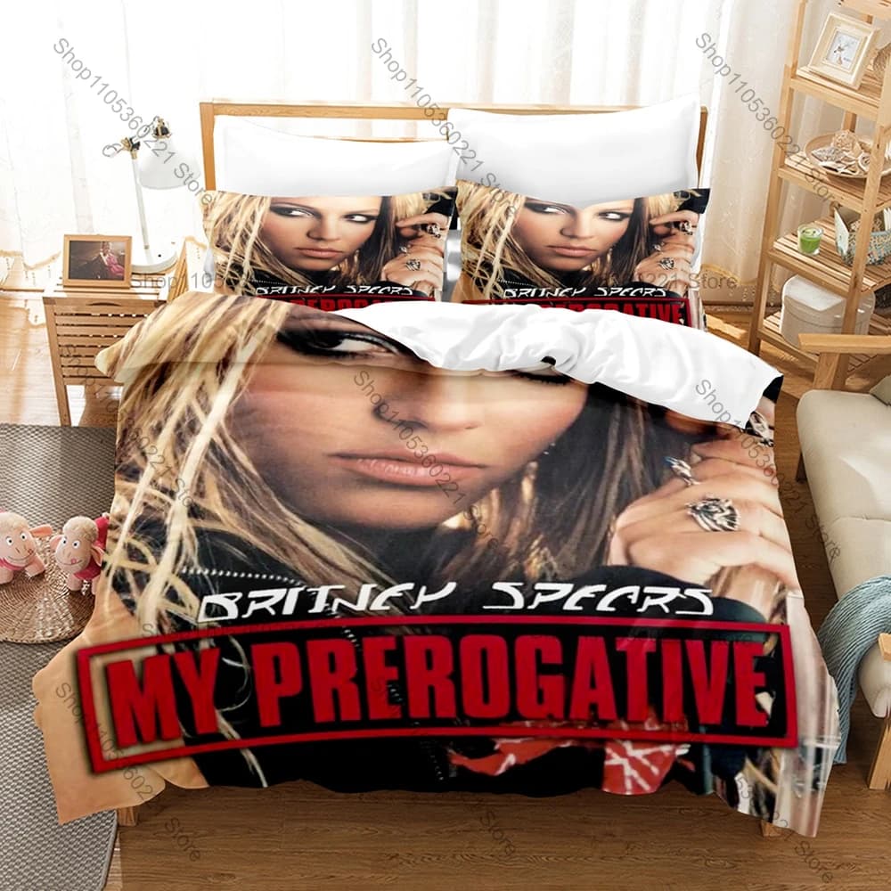 Soft Retro 2000s Pop Stage Abstract Line Art 3Pcs Bedding Set Duvet Cover & Pillowcases Minimal Teen Home Textile