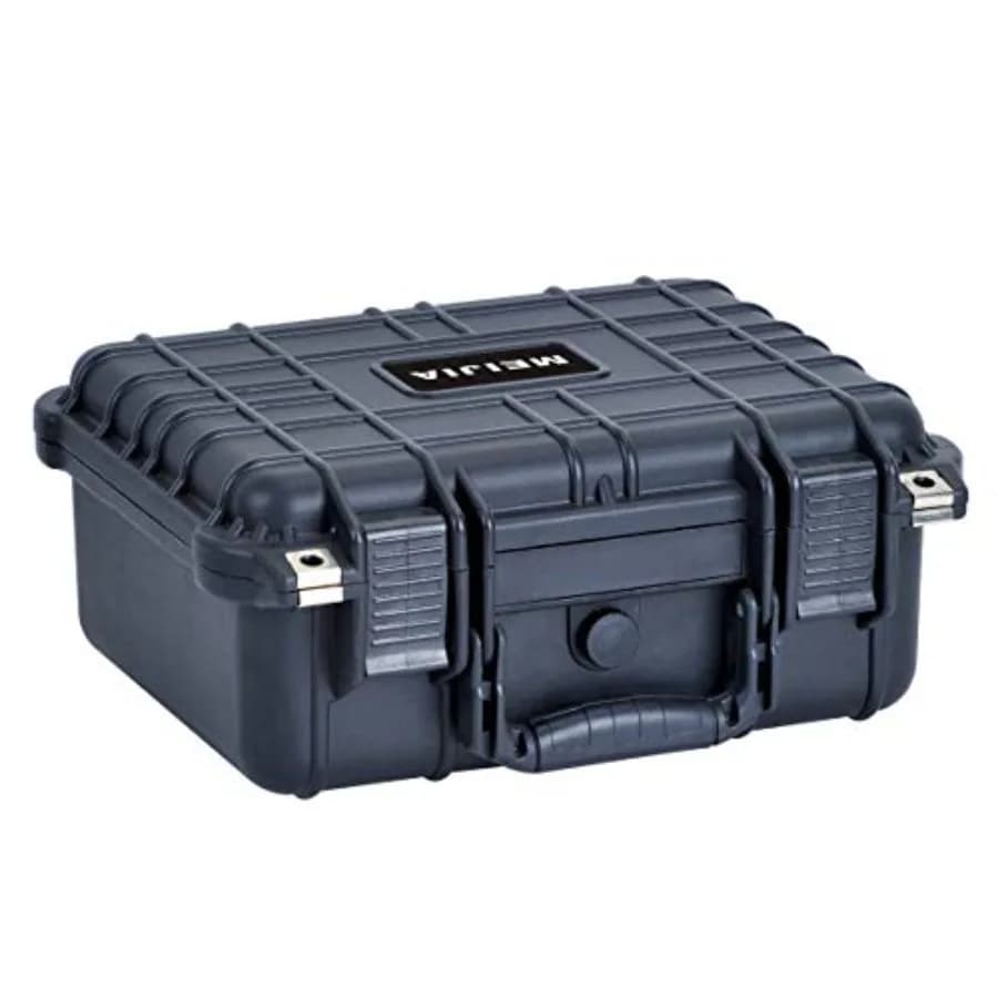 Custodia Protettiva Portatile Impermeabile per Tutte le Condizioni Atmosferiche, Valigetta Rigida per Fotocamera con Schiuma Personalizzabile per Droni e Attrezzature Fotografiche