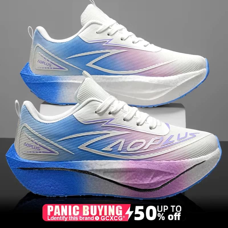 Scarpe da Corsa con Piastra in Carbonio Speciali per Maratona Uomo Donna Traspiranti Leggere Comode Antiscivolo Sneakers