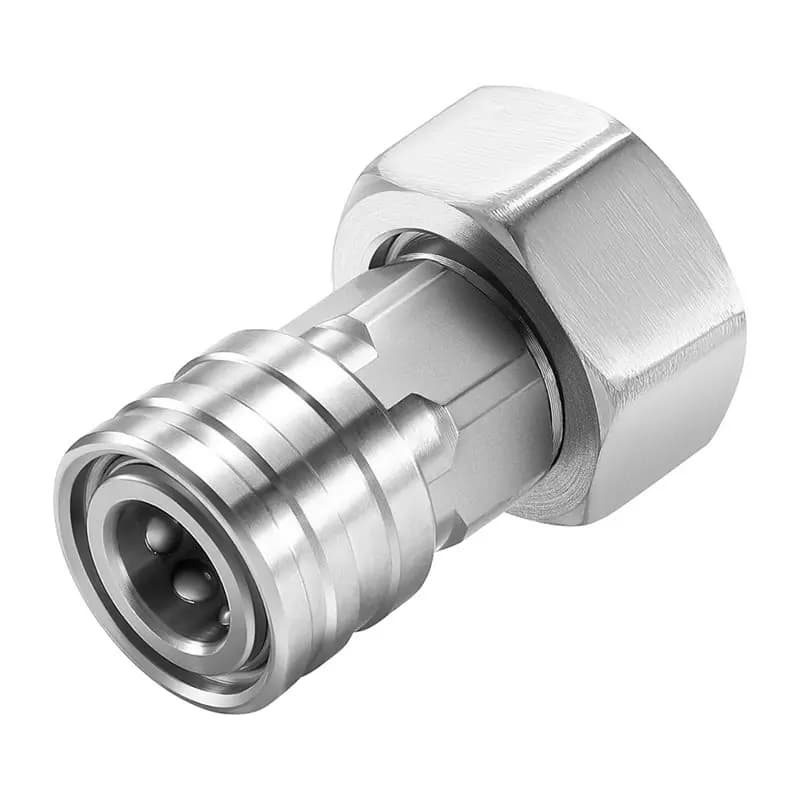 【NATALE】Adattatore per idropulitrice, tubo da giardino a connettore rapido da 3/4" 1/4" in acciaio inossidabile GHT