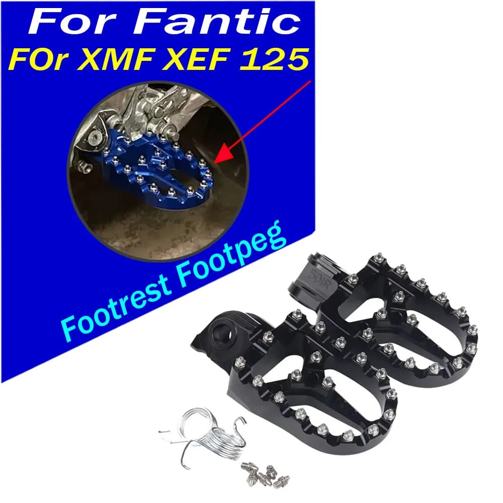 Accessori Moto per Fantic XMF XEF 125: Poggiapiedi Larghi e Girevoli