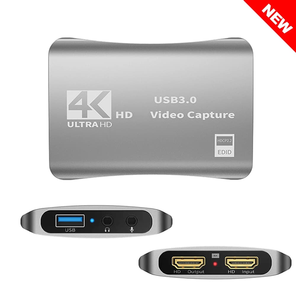Scheda di acquisizione video compatibile HDMI 4K Loop Out per la registrazione di giochi Streaming live 1080P 60FPS Grabber MS2131 per PS4/5 Switch