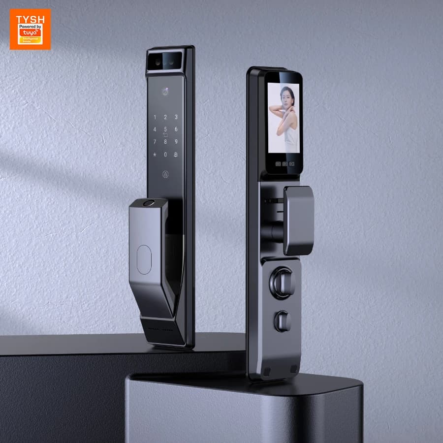 Riconoscimento facciale 3D Sblocca serratura digitale con fotocamera Fingerprint Password Sblocca serratura elettronica senza chiave