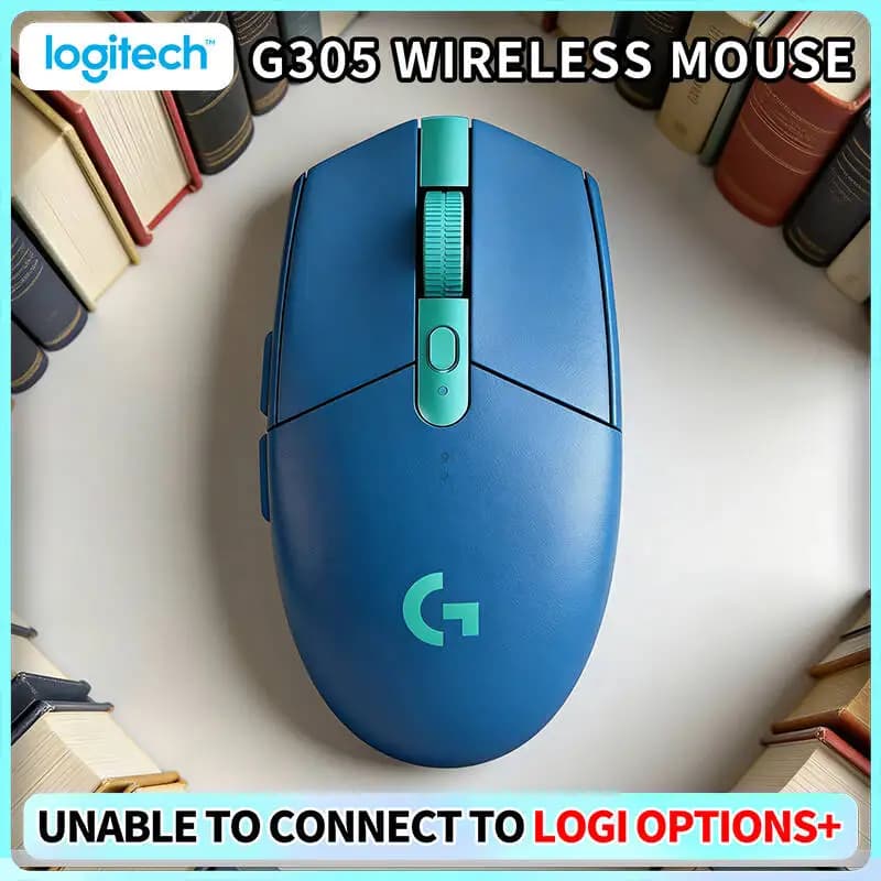 Mouse from Gaming Wireless Logitech G305, 12000 DPI HERO, 6 Custom buttons, 250 Hour battery, 99g, for PC, Mac and Laptop
