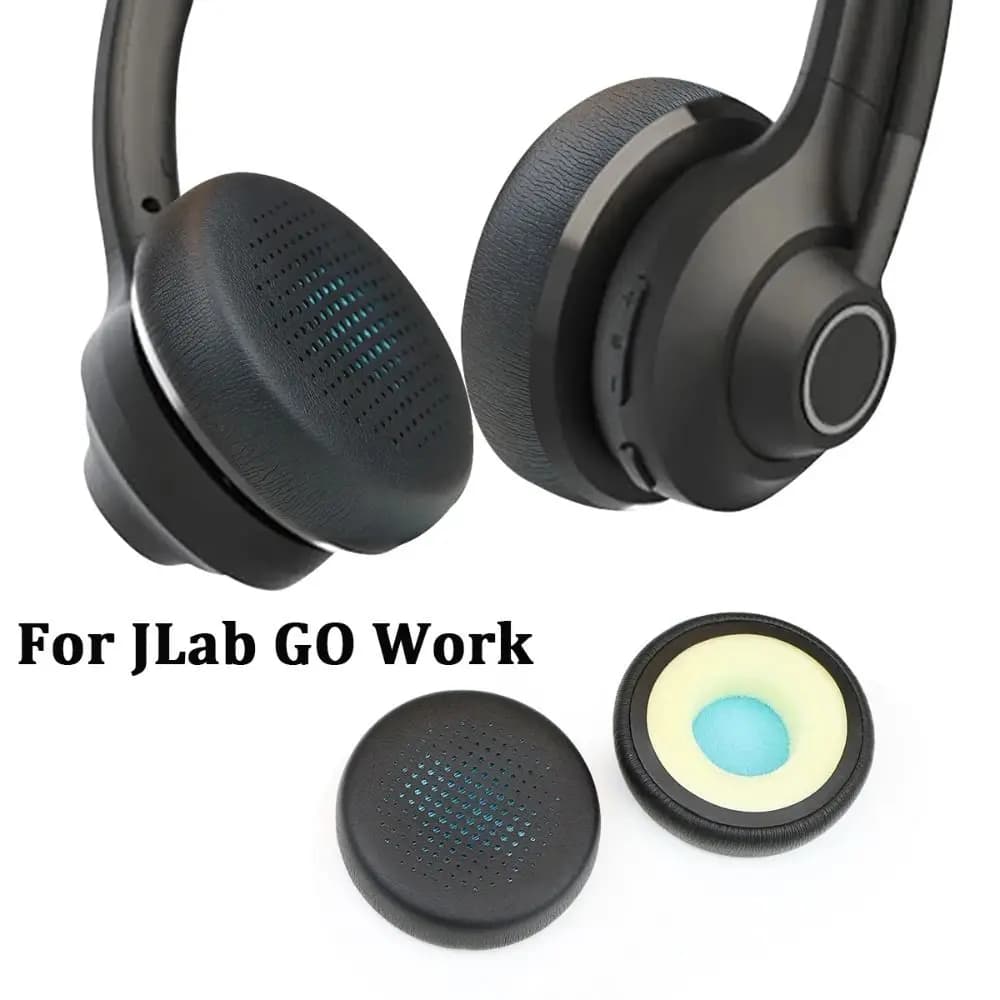 2 Pezzi Nuovi Cuscinetti di Ricambio in Morbida Schiuma Memory, Cuscinetti Durevoli per Cuffie Jlab GO Work, Accessori