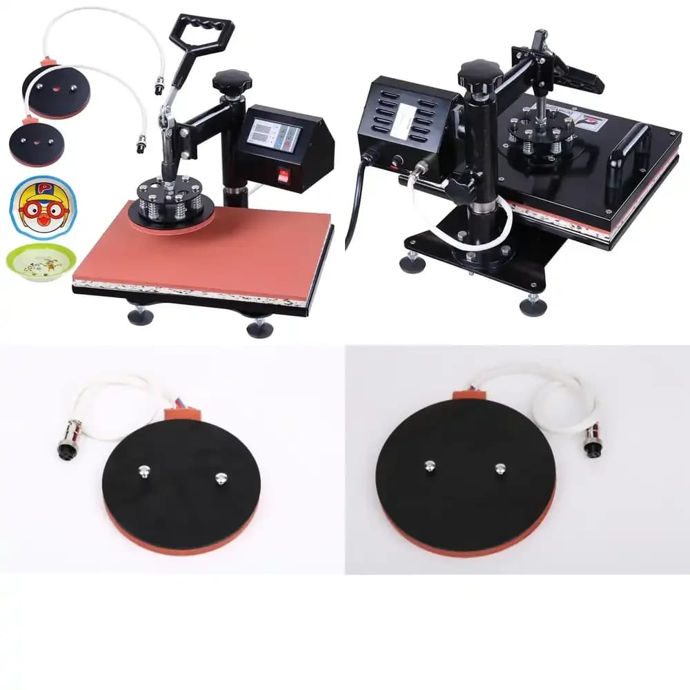 Macchina per Stampa a Caldo 5 in 1 Certificata CE per T-shirt, Tazze e Piatti - Offerta Speciale