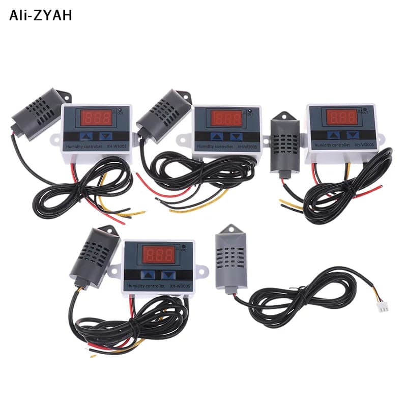 【Z】XH-W3005 Digital Humidity Controller 12V 24V 220V Humidistat Hygrometer Humidity Control Switch Regulator Humidity Sensor