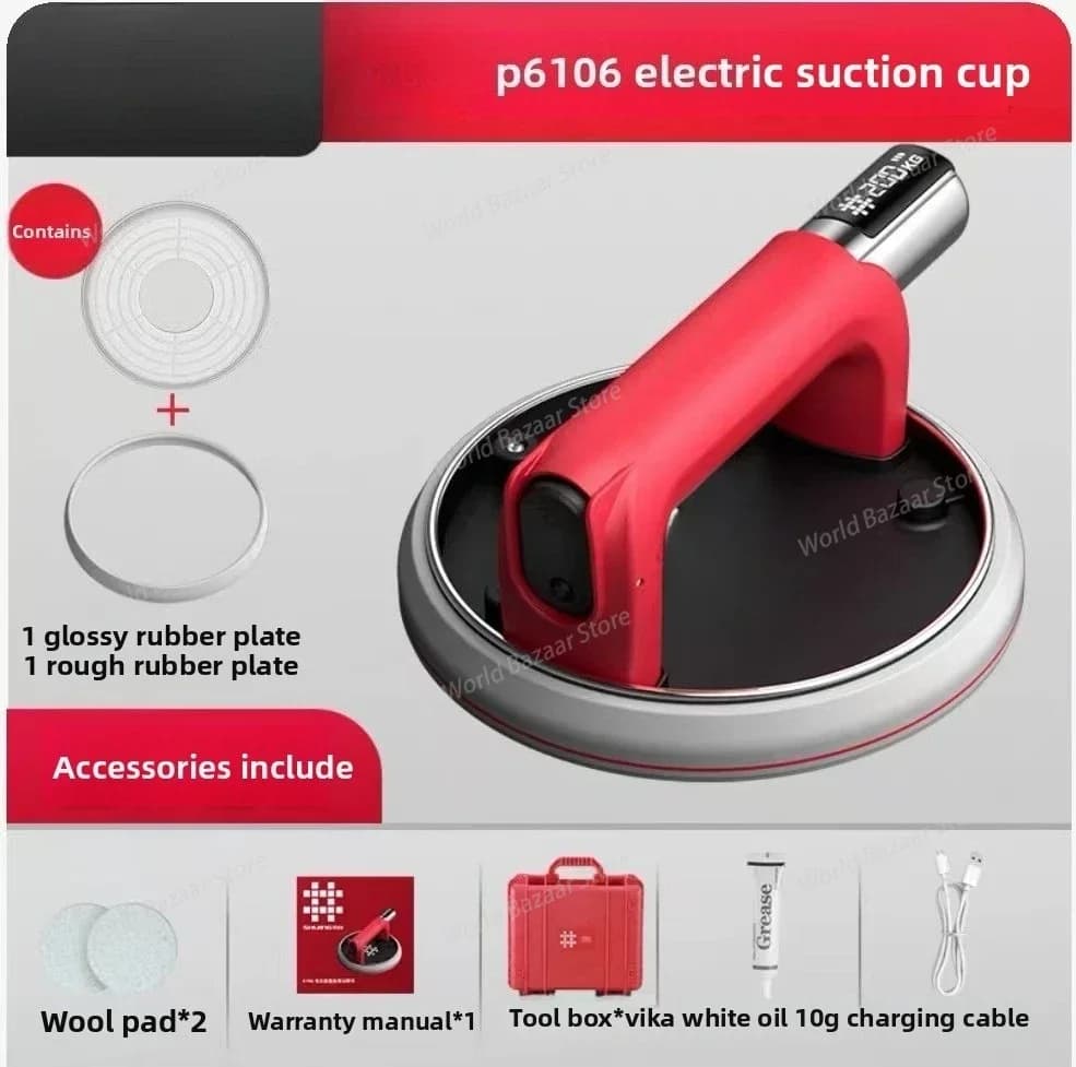 P618A ventosa elettrica sottovuoto con display digitale Forza di trazione per piastrelle di vetro Ventosa elettrica per piastrelle di rifornimento automatico dell'aria