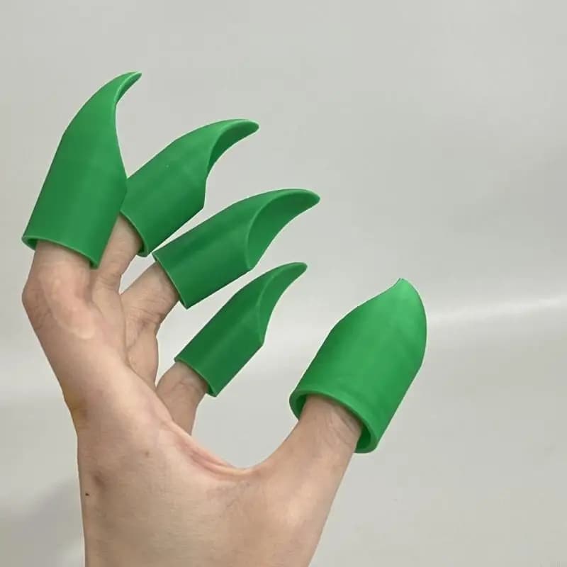 5pcs Plastic Garden Finger Cots For Efficient Digging Planting And Soil Cultivation In Comfortable Design Y166