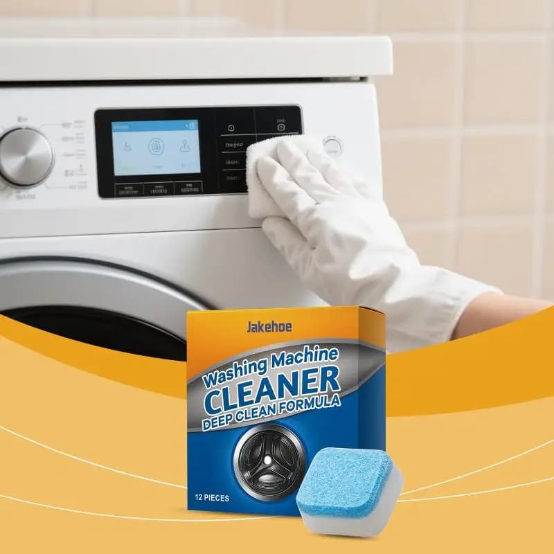 Washing Machine Cleaning Tablets - Gentle Stain and Scale Removal Effervescent Tablets Household Washing Machine Daily Cleaning