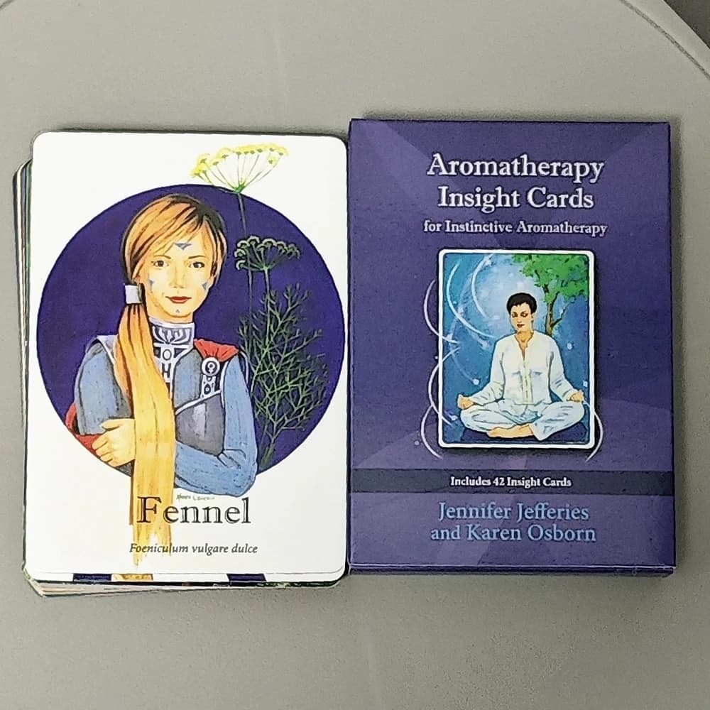 Schede per l'isolamento dell'aromaterapia: un potente strumento per ti aiutano a tocar nella tua intuizione 10,4 * 7,3 cm 42 carte Oracle