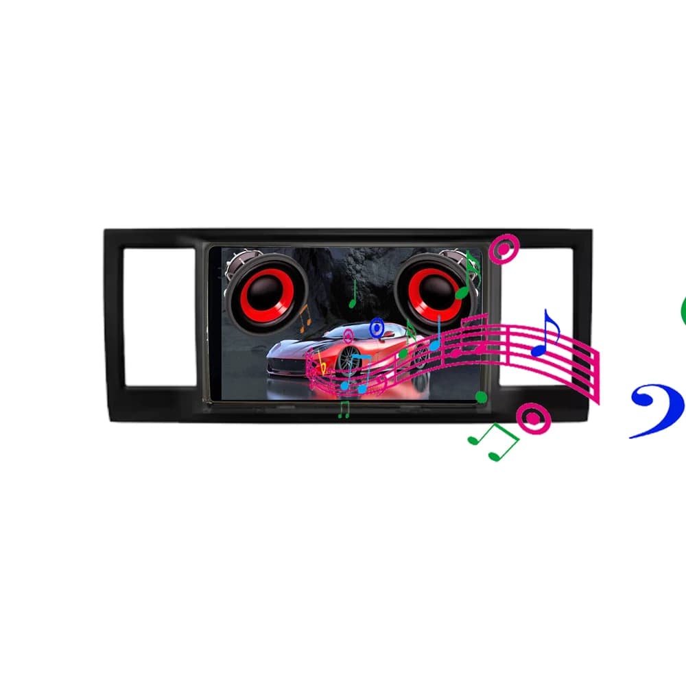 SINOSMART 2 Din Android Auto Headunit for VW Volkswagen Caravelle 6 T6.1 T6 2015-2020 CarPlay Android Auto Car Radio