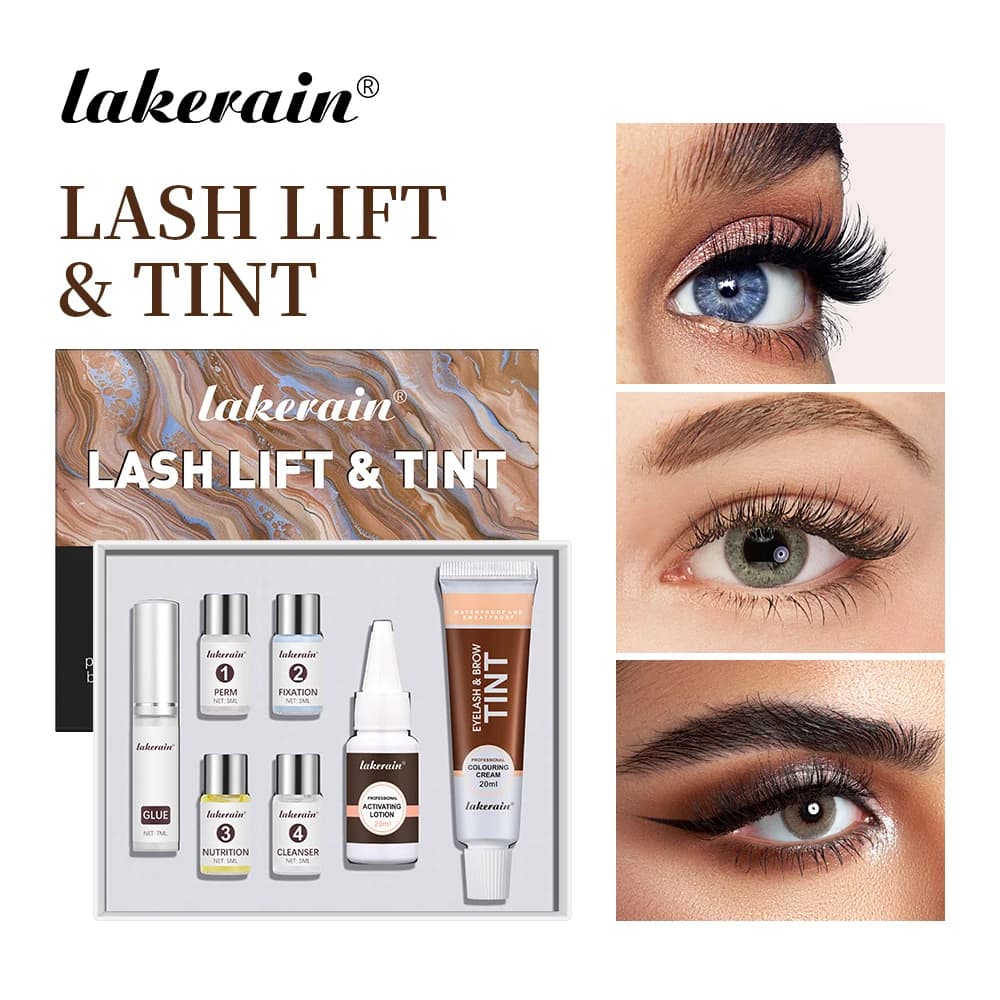 Lash Fast Lift And Tint Kit Professionale Ciglia Perm Kit 2in1 Ciglia Tinta Sopracciglia Ciglia Tinta Sopracciglio Tintura Occhi Ciglia Sopracciglio Trucco