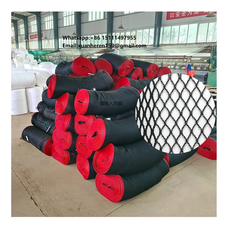 Small Mesh Monofilament Fishing Net Soft HDPE Knotless Fishing Net Bait Fish Net