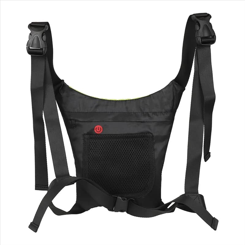 A74K-Bicicletta telecomando senza fili LED indicatore di direzione gilet guida bicicletta gilet luminoso riflettente gilet di avvertimento di sicurezza