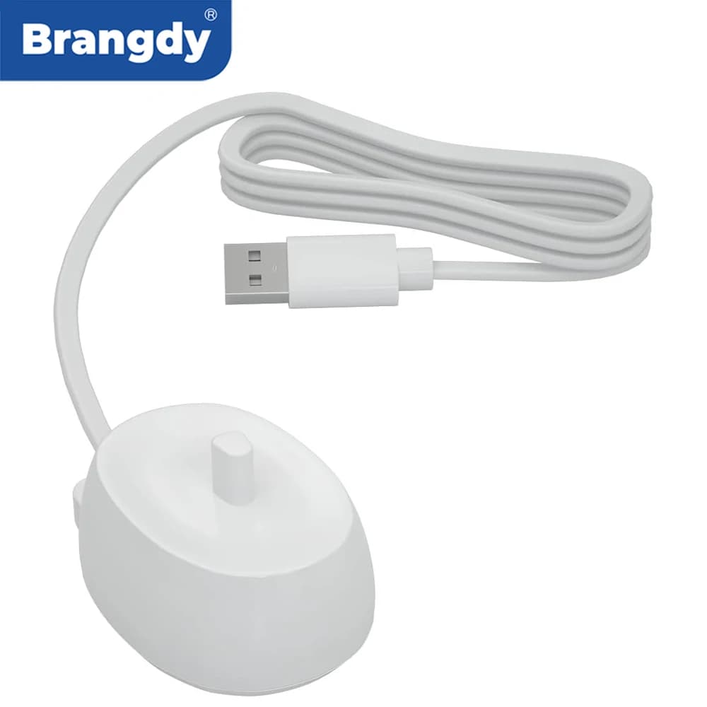 Brangdy USB Charger Suitable for Oral B Series 3 4 5 6 Pro 1000 3000 5000 Refill Base Waterproof