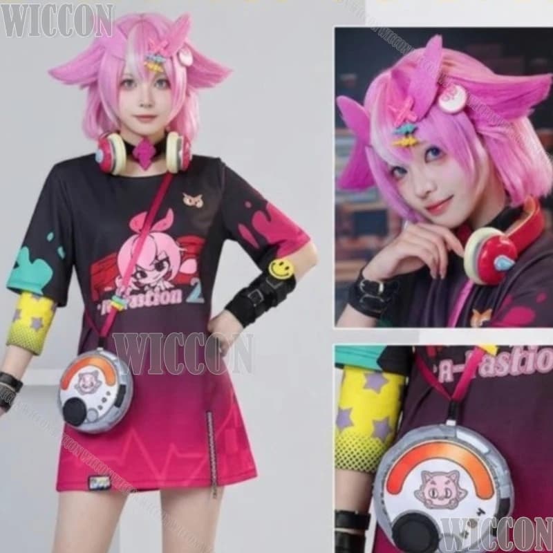 Costume Cosplay Stile Haniel Mint da Neverness a Everness per il Gioco Esper, Another Loop Anime, Gioco di Ruolo Donna, Natale Carnevale