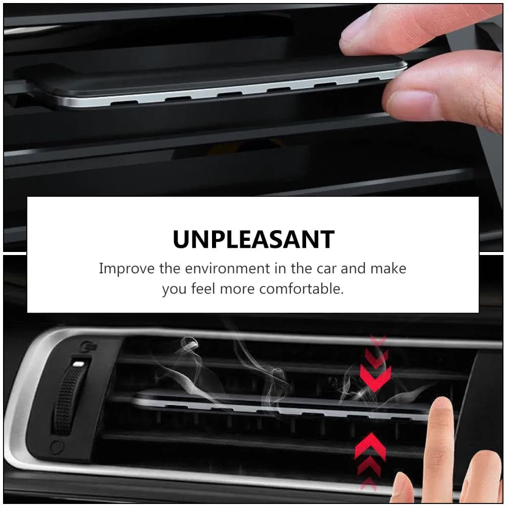 Diffusore di Aromi per Auto, Clip Mini Portatile per Bocchette di Ventilazione, Deodorante per Auto, Clip Antistress, Porta Aromi per Viaggi, Casa e Ufficio