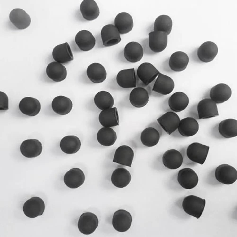 20 Pezzi Copripunta in Silicone per Stilo Capacitivo, Custodia Morbida Silenziosa per Scrittura, Ricambio per Touch Pencil, Nero