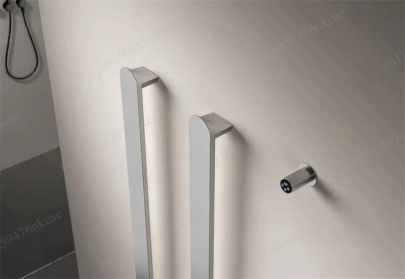 Push button switch 62 inch large towel radiator towel bar modern electric heating towel bar